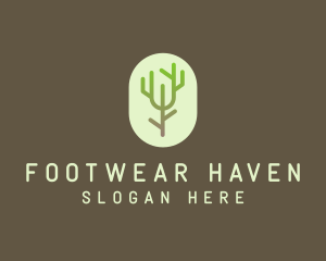 Forest Tree Branch logo design