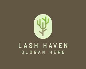 Forest Tree Branch logo design