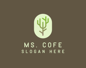 Forest Tree Branch logo design