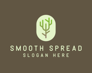 Forest Tree Branch logo design