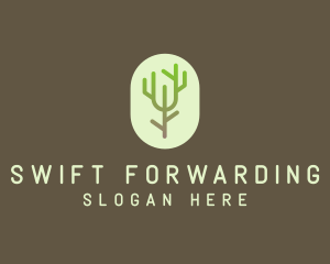 Forest Tree Branch logo design