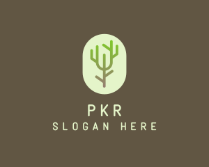 Forest Tree Branch logo design