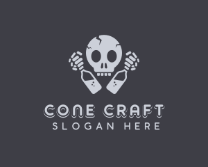 Bar Skull Brewery logo design