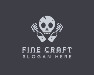 Bar Skull Brewery logo design