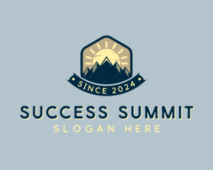 Mountain Peak Summit logo design