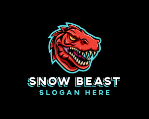 Dinosaur Beast Gaming logo design