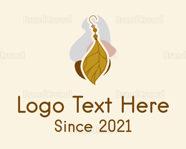 Leaf Jewel Earring Logo