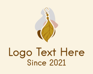 Stylist - Leaf Jewel Earring logo design