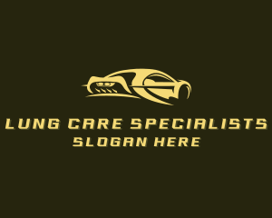 Auto Racing Sports Car logo design