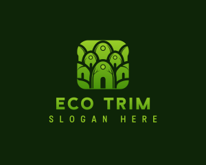 Eco Tree House logo design