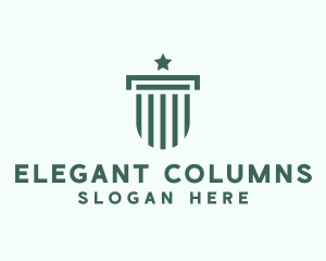 Shield Column Law Firm  logo design