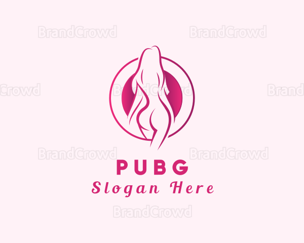 Sexy Nude Woman Logo