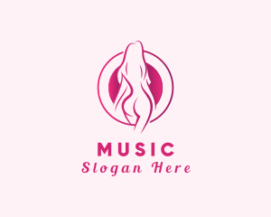 Sexy Nude Woman  Logo