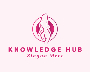 Porn - Sexy Nude Woman logo design