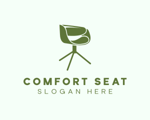 Chair Stool Seat logo design