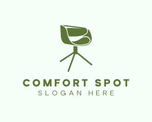 Seat - Chair Stool Seat logo design