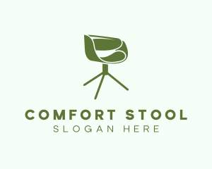 Stool - Chair Stool Seat logo design