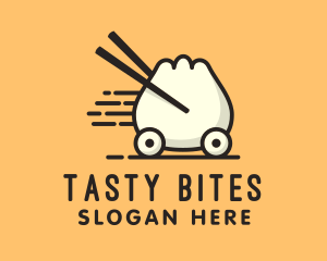 Dimsum - Dumpling Food Delivery logo design