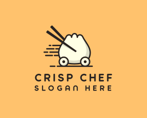 Dumpling Food Delivery logo design