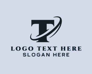 Brand - Professional Brand Swoosh Letter T logo design