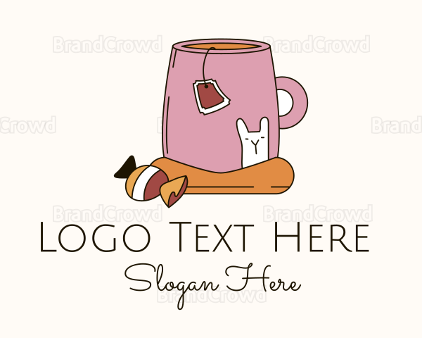 Sweet Tea Drink Logo