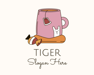 Sweet Tea Drink Logo