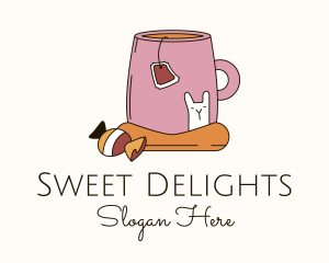 Sweet Tea Drink logo design