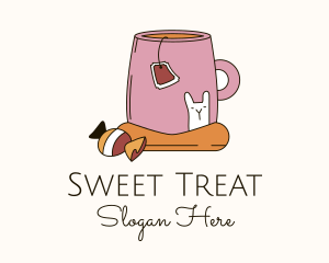 Sweet Tea Drink logo design