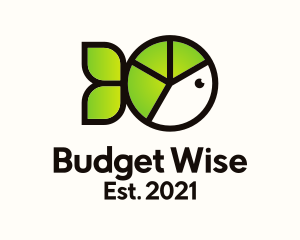 Economic - Pie Chart Fish logo design