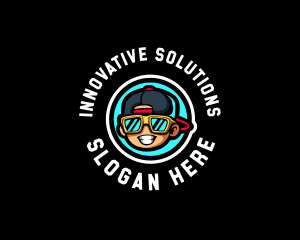 Sunglasses Rapper Man Logo