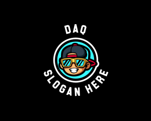 Sunglasses Rapper Man Logo