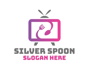 Utensil - Food Vlog Media TV Channel logo design