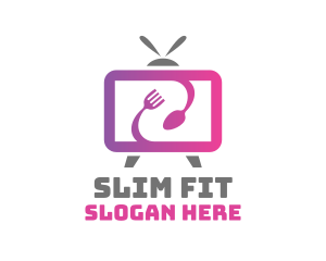Diet - Food Vlog Media TV Channel logo design