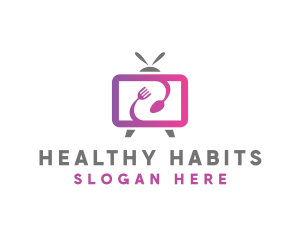 Dietitian - Food Vlog Media TV Channel logo design