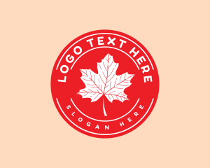 Park - Canada Maple Leaf logo design