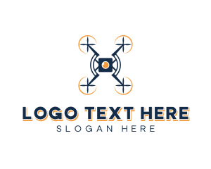 Videography - Camera Aerial Drone logo design