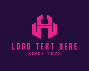 Lettermark - Building Realtor Letter H logo design