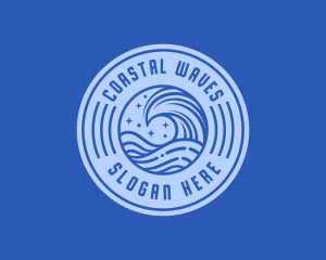 Wave Coast Resort logo design