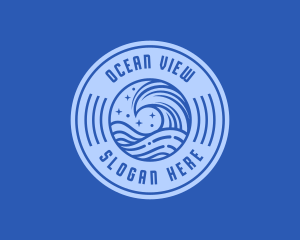 Wave Coast Resort logo design