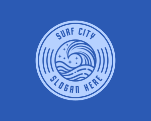 Wave Coast Resort logo design