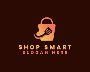 Spatula Shopping Bag logo design