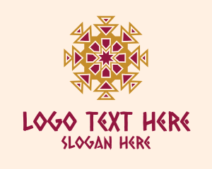 Tribal Aztec Pattern Logo