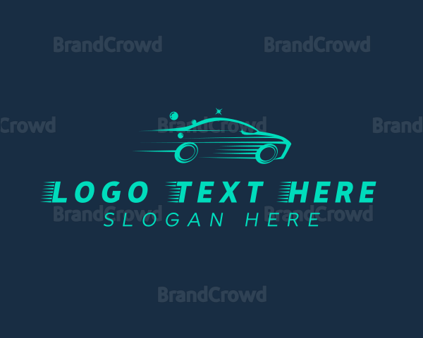 Fast Vehicle Car Wash Logo