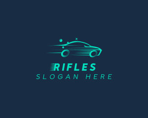 Sedan - Fast Vehicle Car Wash logo design