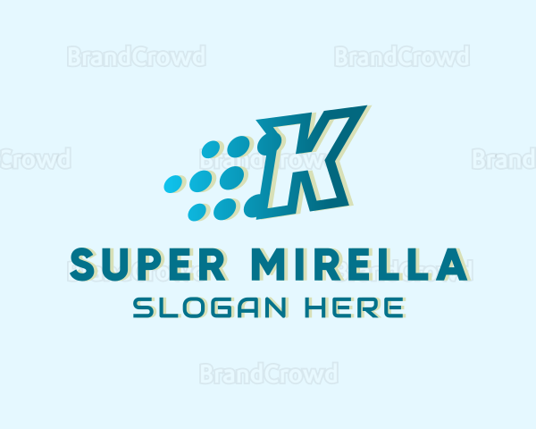 Modern Tech Letter K Logo