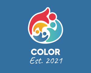 Colorful Equality Charity  logo design