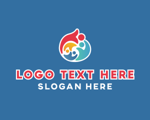 Global - Colorful Equality Charity logo design