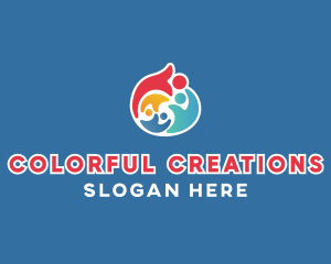 Colorful Equality Charity  logo design