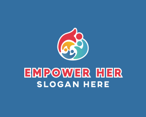 Colorful Equality Charity  logo design