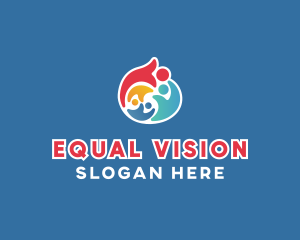 Equality - Colorful Equality Charity logo design